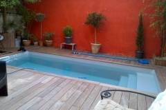 Fabricant de piscine sans permis 2.5x4m sur mesure en acier pour maison de ville avec suivi personnalisé à Écully près de Lyon