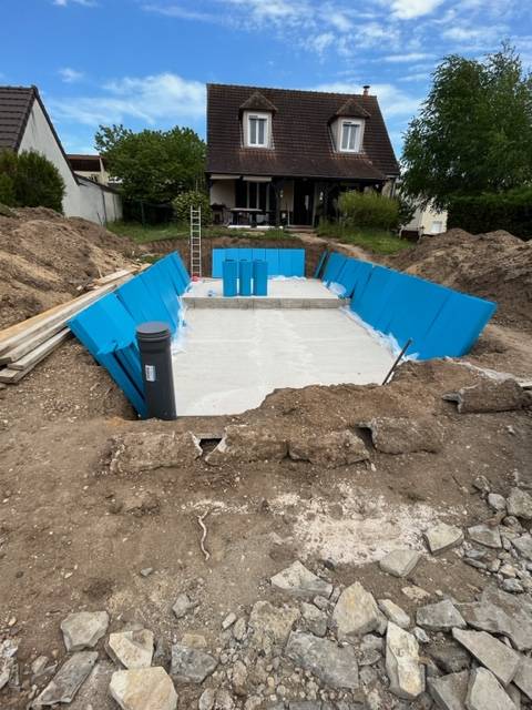 construction piscine dans l'allier