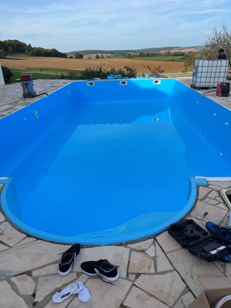 changement de liner Piscines Aquinox à Lurcy le Bourg dans la Nièvre