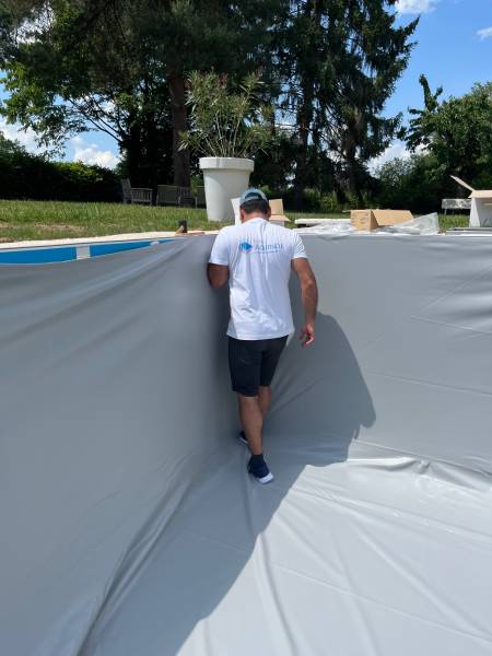 pose liner piscine à livry dans la nièvre proche de Nevers