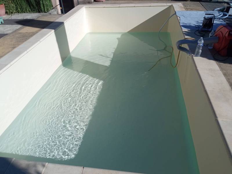 changement de liner à Condrieu proche de Vienne dans le Rhône